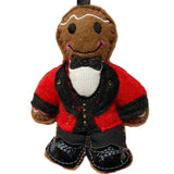 Royal Marines Commando in mess uniform, felt gingerbread decoration.