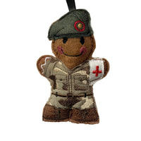 Army Medic Soldier Gingerbread Man Decoration