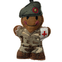 Army Medic Soldier Gingerbread Man Decoration