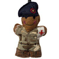 Army Medic Soldier Gingerbread Man Decoration