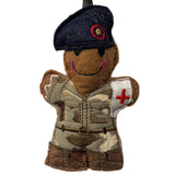 Army Medic Soldier Gingerbread Man Decoration