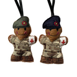 Army Medic Soldier Gingerbread Man Decoration