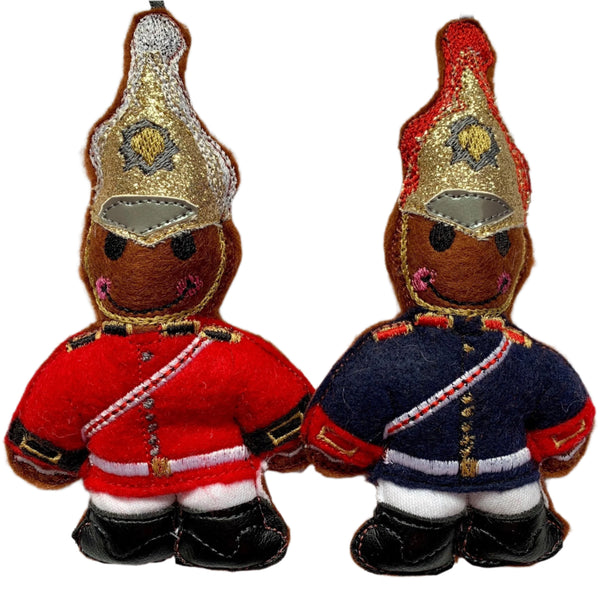 Household Cavalry, Life Guards and Blues and Royals Gingerbread Decoration