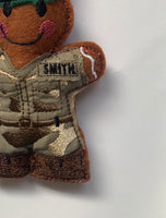 Royal Artillery Army Soldier Gingerbread Man Decoration