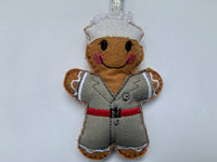 Military Nurse Gingerbread Man Decoration