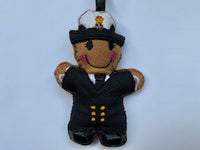 Naval Rating, Female dress Uniform Gingerbread Man.