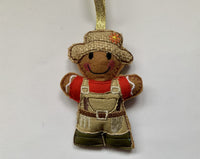 Woman Gardener Gingerbread Man Decoration