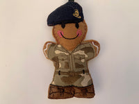 Royal Artillery Army Soldier Gingerbread Man Decoration