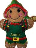 Personalised Elf Christmas Tree Decoration