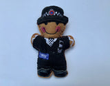 South Wales female police officer gingerbread decoration. 