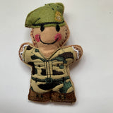 Soldier tree ornament 