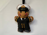 Naval Officer Dress Uniform Gingerbread Man Decoration