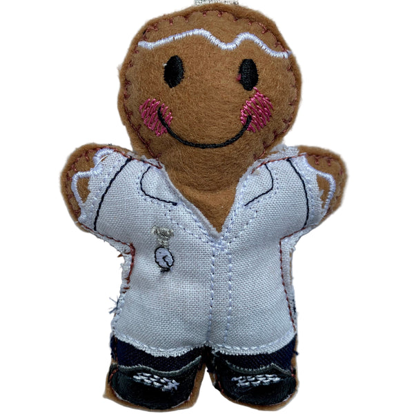 Physiotherapist Gingerbread Man Decoration