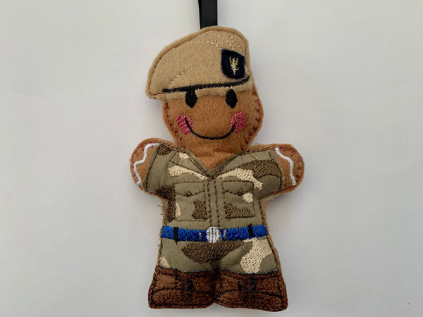 Special Air Service Gingerbread Ornament.