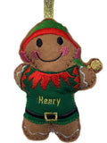 Personalised Elf Christmas Tree Decoration
