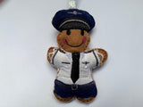 Navy Pilot Uniform Gingerbread Man