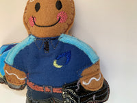 Gas Fitter Gingerbread Man Decoration
