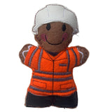 Rail worker Gingerbread man decoration