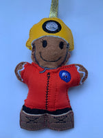 Mountain Rescue Gingerbread Man Decoration