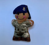 Royal Engineers Regiment Soldier Gingerbread Man Decoration