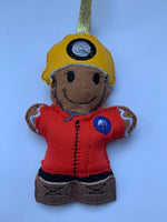 Mountain Rescue Gingerbread Man Decoration