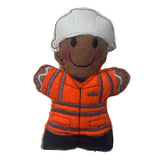 Rail worker Gingerbread man decoration