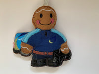 Gas Fitter Gingerbread Man Decoration