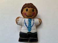 Flight attendant gingerbread man