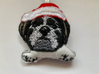 Shih Tzu (Black) Christmas Tree Decoration.