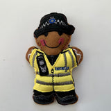 British Transport Police Officers, BTP Gingerbread Ornament.