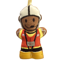 Lifeboatman Gingerbread Man Tree Decoration