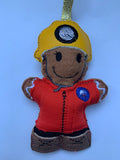 Mountain Rescue Gingerbread Man Decoration