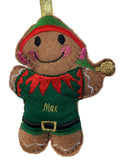 Personalised Elf Christmas Tree Decoration