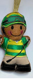 Jockey Gingerbread Man Decoration