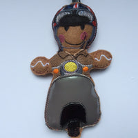 Mods Gingerbread man ornament