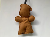 RAF Regiment Soldier In Camouflage Uniform Gingerbread Man Decoration