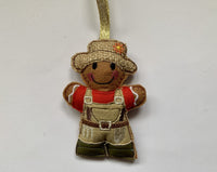 Woman Gardener Gingerbread Man Decoration