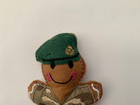 Royal Marine Commando Soldier Gingerbread Man Decoration