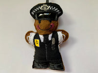 London Metropolitan Police Officer Gingerbread Man Decoration