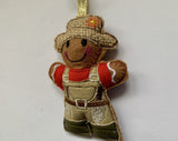 Woman Gardener Gingerbread Man Decoration