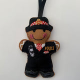 City of London Police Officer Gingerbread Man Decoration