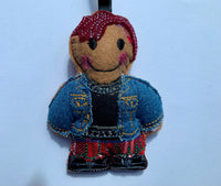 Rocker Girl Christmas Decoration