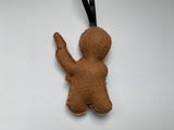 Guitarist Gingerbread Man Christmas decoration