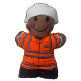 Rail worker Gingerbread man decoration