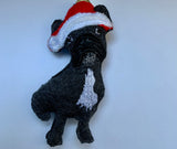 French Bulldog Christmas Decoration
