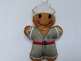 Military Nurse Gingerbread Man Decoration