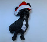 French Bulldog Christmas Decoration