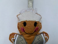 Military Nurse Gingerbread Man Decoration