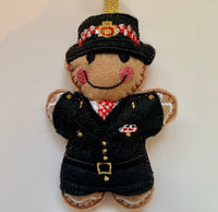 City of London Police Officer Gingerbread Man Decoration