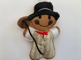 Chimney Sweep Gingerbread Man Decoration